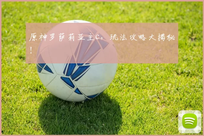 原神罗萨莉亚主c，玩法攻略大揭秘！