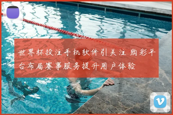 世界杯投注手机软件引关注 购彩平台布局赛事服务提升用户体验