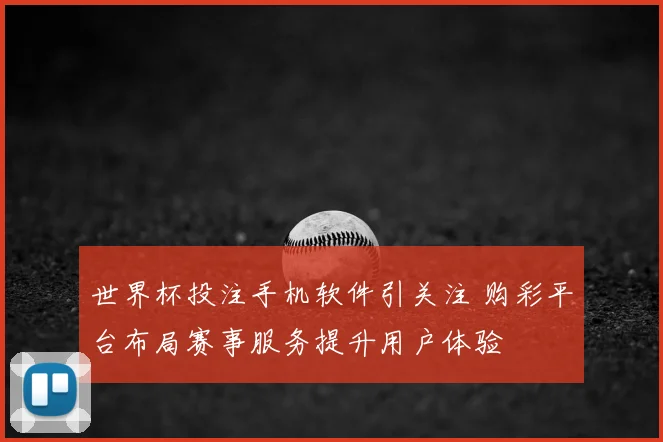 世界杯投注手机软件引关注 购彩平台布局赛事服务提升用户体验